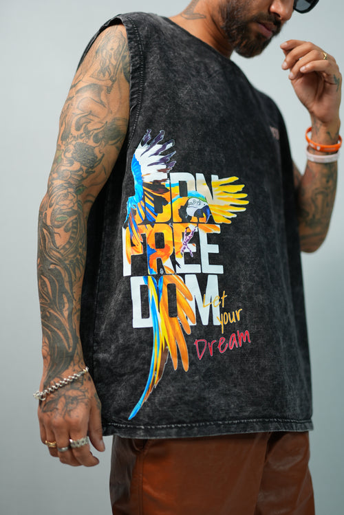 BORN FREEDOM — VINTAGE WASH TANK