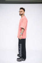 SAINTS & SINNERS — WASHED CORAL OVERSIZED TEE