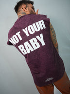 NOT YOUR BABY — Vintage Purple Washed Tank