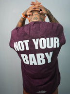 NOT YOUR BABY — Vintage Purple Washed Tank