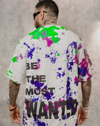 MOST WANTED — Paint Splash Oversized Tee