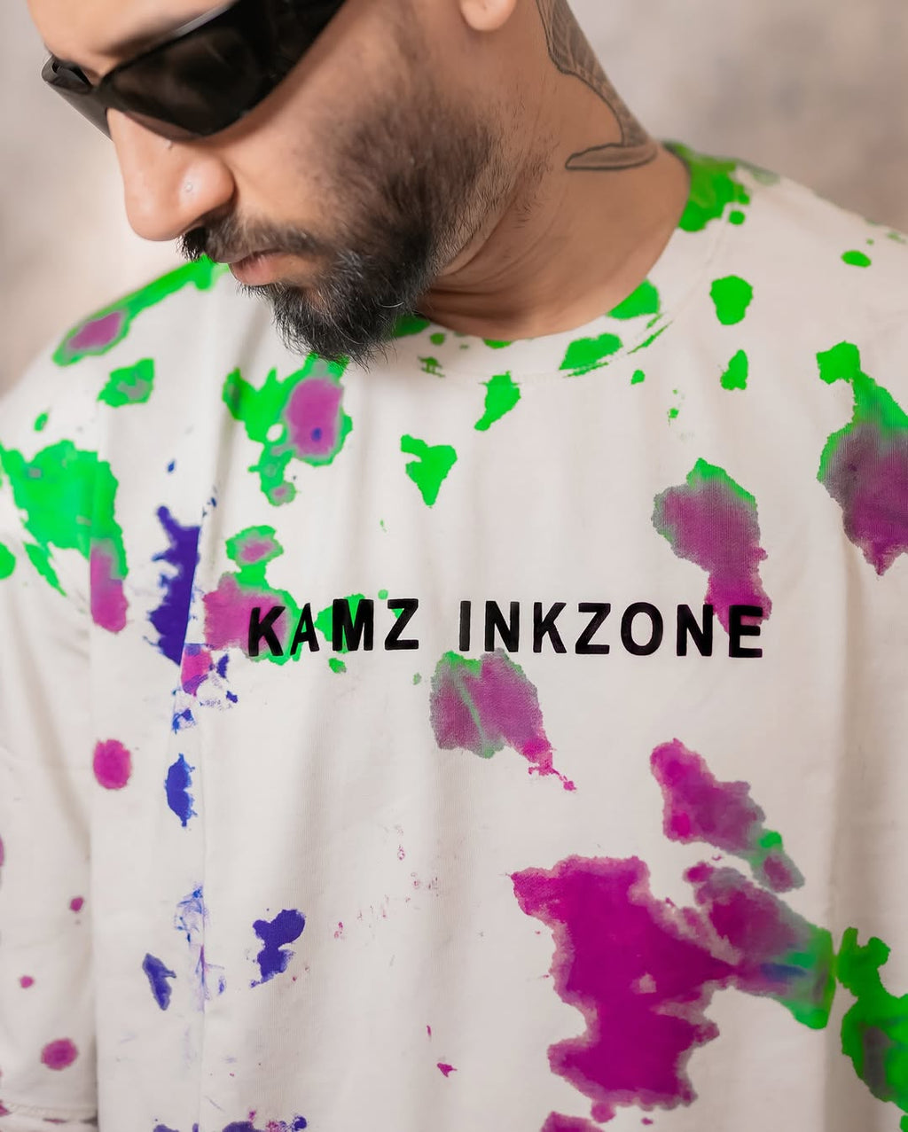 MOST WANTED — Paint Splash Oversized Tee